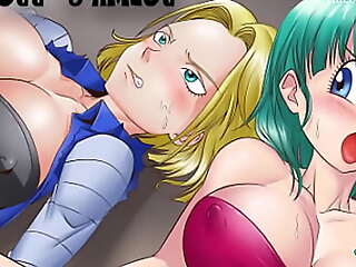 Miscreation Ball Hentai: Bulma and 18 fucked by black androids
