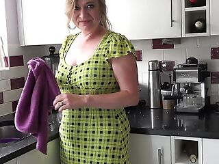 AuntJudysXXX - 46yo Obese Tit MILF Housewife Nel - Kitchen POV Assent to