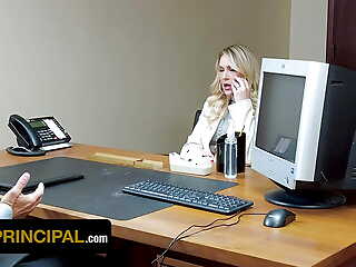 Perv Principal - Big Assed Stepmom Charley Hart Property Fucked In The Principal's Office Full Movie