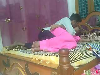 Desi Telugu Couple Celebrating Jubilee Go steady with With Hot In Various Positions