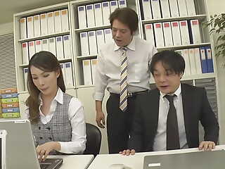 Nana Kamiyama :: Alone In Get under one's Office With Boss - CARIBBEANCOM