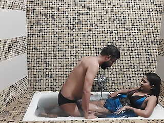 Husband's friend came to lonely house and make the beast with two backs desi girl more buth tub
