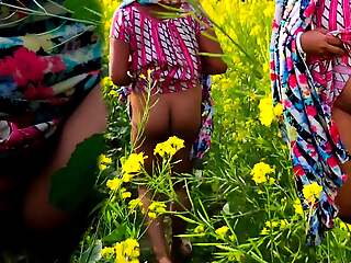 Bhabi did pissab yon mustard cultivation !! Bangla boudi sorser khete pisab kore dilo re