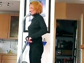 Busty German housewife getting banged by her attracting neighbor