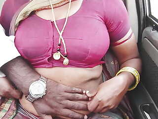 Indian MAID car sex, telugu DIRTY talks.