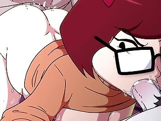 Velma and Daphne fucked unconnected with monsters anime