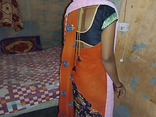Brother-in-law left sister-in-law inhibition dressing her in saree.