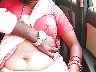 Telugu maid passenger car coition about forest road, telugu cruel talks.