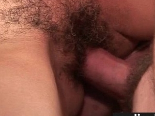 Hairy Winnie gets a hard cock stuffed in will not hear of hairy pussy 12