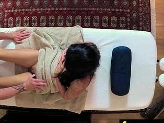 Cute teen pamper day-dream fucking on massage table 14