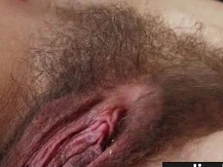 Hairy pussy babe gets big cock blowjob and be wild about 26