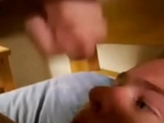 Danish Teen Twink Boy (Jakob) Sperm Surrounding Mouth &_ Tastes Surrounding Sperm